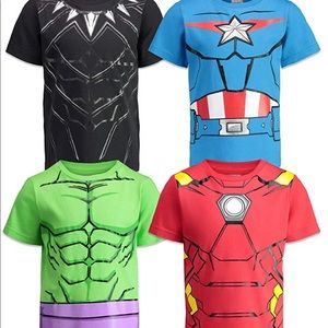 Marvel Avengers Boy Shirts - Size 7 (4 shirts)